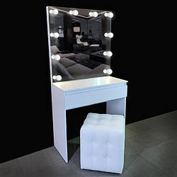 Стол візажиста. Дзеркало з підсвічуванням MR-2/6