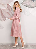 Рожеве класичне приталене плаття, фото 2