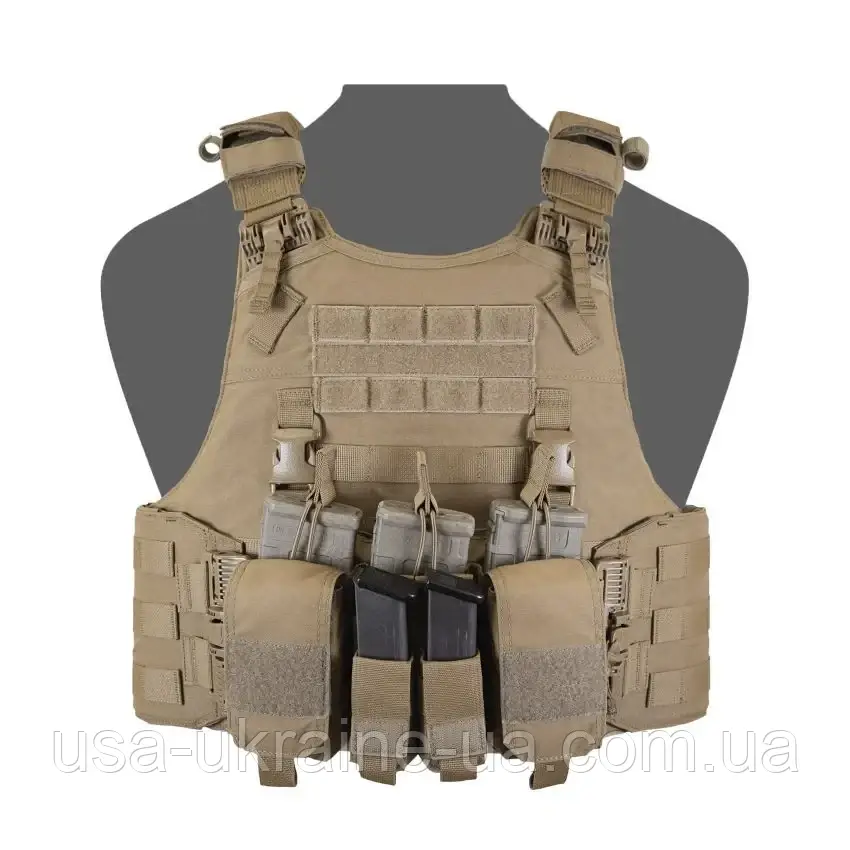 Плитоноска QRC DFP MK1 Quad Release Plate Carrier Combo від Warrior Assault Systems з підсумками, фото 1