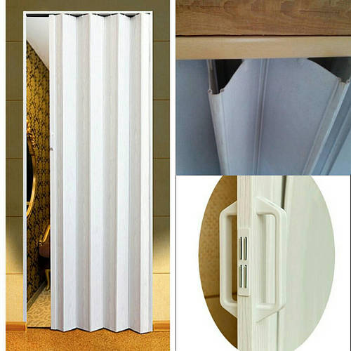 Ширма гармошка межкомнатная Белая 820х2030х0,6 мм, цена 1150 грн — Prom ...