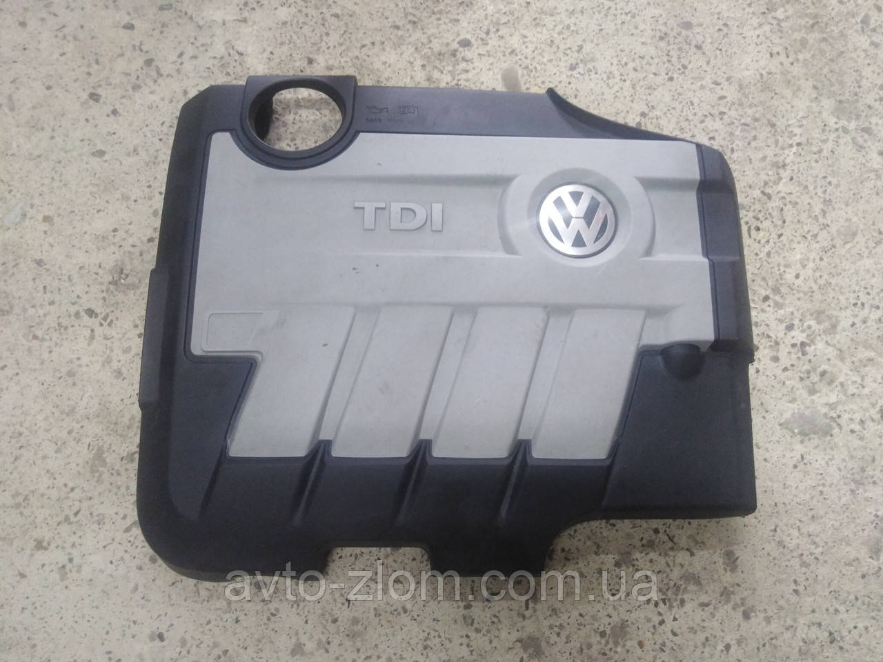 Декоративна кришка двигуна Volkswagen Passat B6, Пасат Б6. 2.0 TDI. 03L103925AM., фото 1