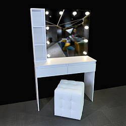 Макіяжний стіл із дзеркалом. Стіл візажиста з підсвіткою MR-0259