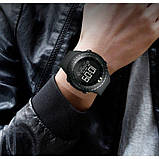 Чоловічий спортивний наручний годинник Skmei Ribas (black), фото 11