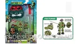 Набір іграшкової зброї Черепашки Ніндзя Рафаель: зброя героя, маска, фігурки