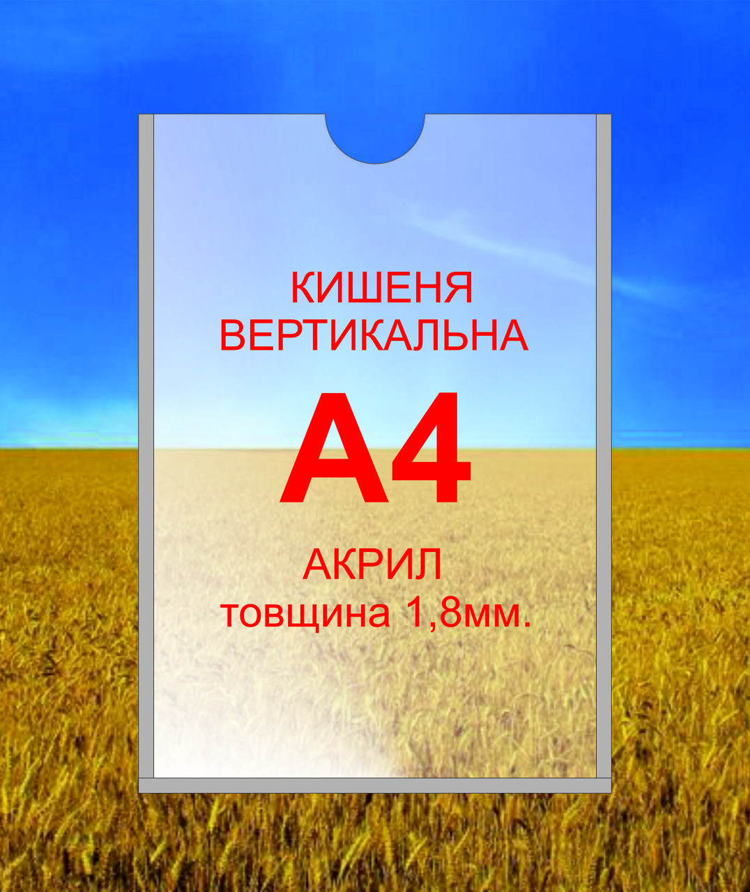 Кишені А4 вертикальний