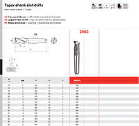 Фреза шпоночная Ø25x25x140, Z2, DIN 326, HSSCo5 ,N 260545.250