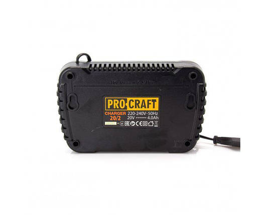 Зарядний пристрій для акумулятора Procraft Charger 20/2, фото 3