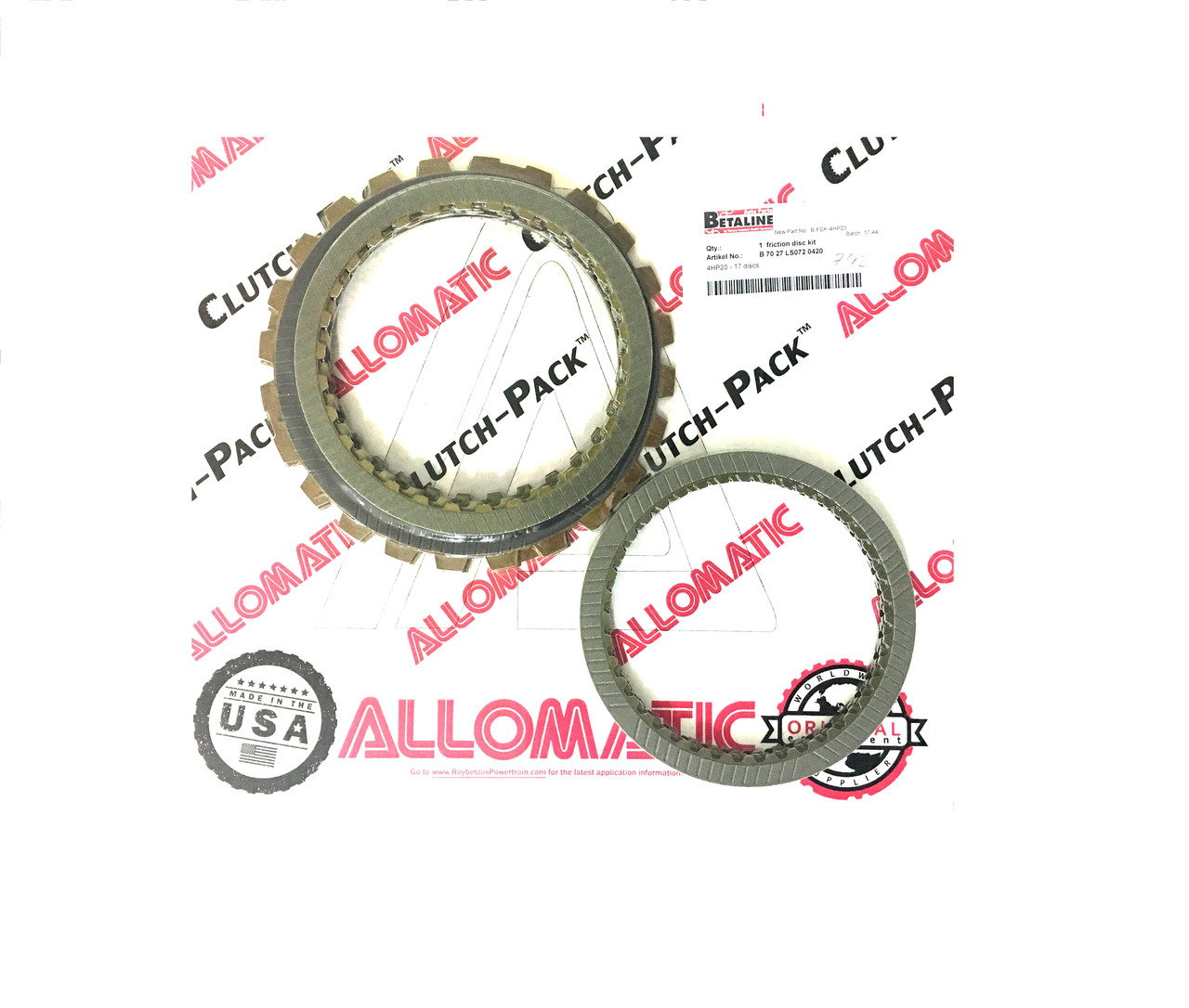 Диски зчеплення акпп ZF4HP20