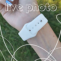 Ремінець для Xiaomi Amazfit Bip 3 / Bip 3 PRO силіконовий (AN) Білий, фото 5