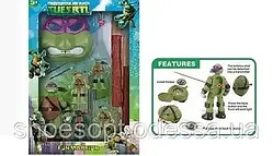 Набір іграшкової зброї Черепашки Ніндзя Донателло: зброя героя, маска, фігурки