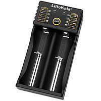 Зарядное устройство для аккумуляторов LIITOKALA Lii-202 |Ni-Mh/Li-ion/Li-Fe/LiFePO4, USB, Powerbank| Черный