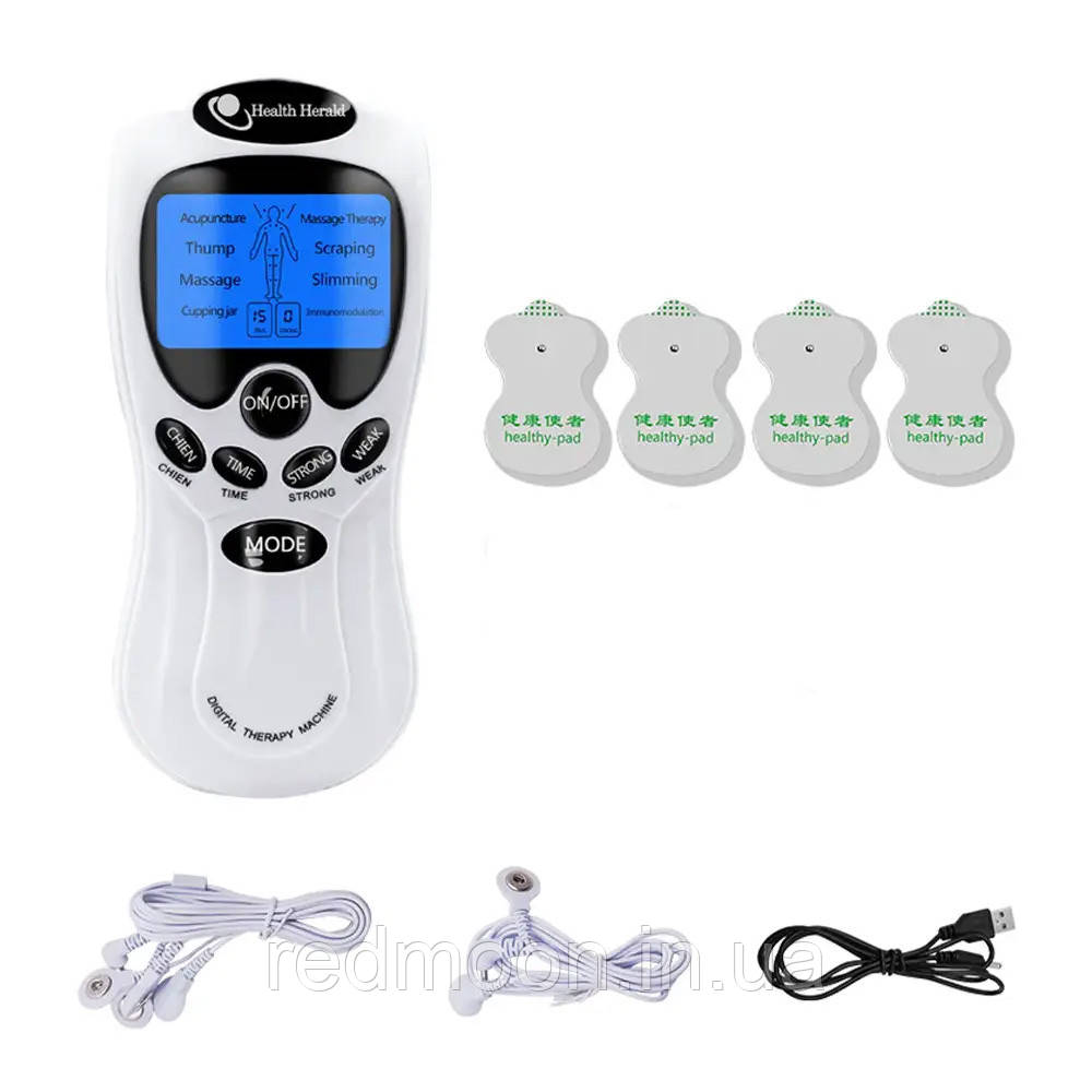 Масажер для тіла Echo Massager / Електростимулятор м'язів / Імпульсний електромасажер / Міостимулятор