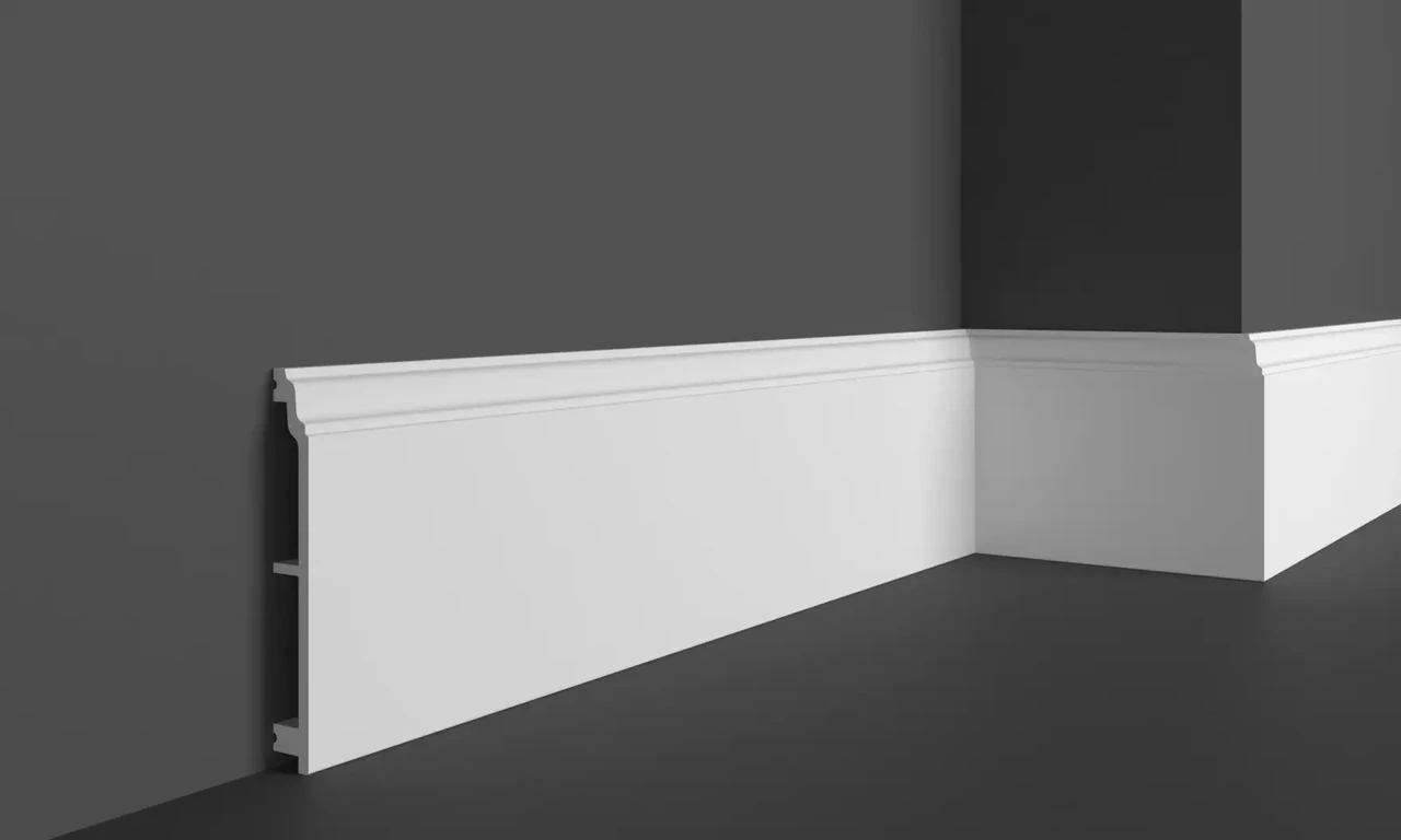 Плінтус полімерний Grand Decor HCR 521 (12х1,5)см, довжина 2м, фото 1