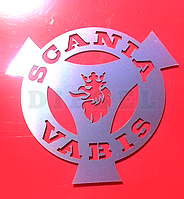 Декоративна емблема "SCANIA-VABIS" із нержавіючої сталі