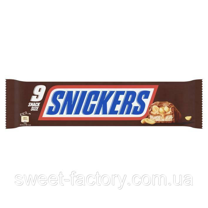 Батончики Snickers Snack Size 9s 360g