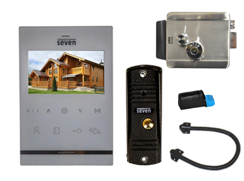 Комплект домофона SEVEN DP–7542 Kit PSD 06 з електромеханічним замком