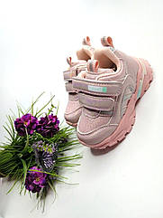 Кросівки для дівчинки Clibee 69 E pink рожеві р. 21,22,24
