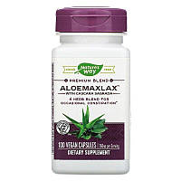 Натуральне проносне Nature's Way, Aloemaxlax з Каскара Саграда, 360 мг, 100 капсул