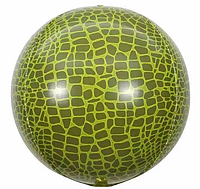 Фольгована кулька КНР (55 см) Сфера 4D Крокодил