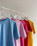 Набір 5 шт на вибір базових футболок Fruit of the loom Valueweight Унісекс оверсайз однотонні 100% бавовна, фото 6