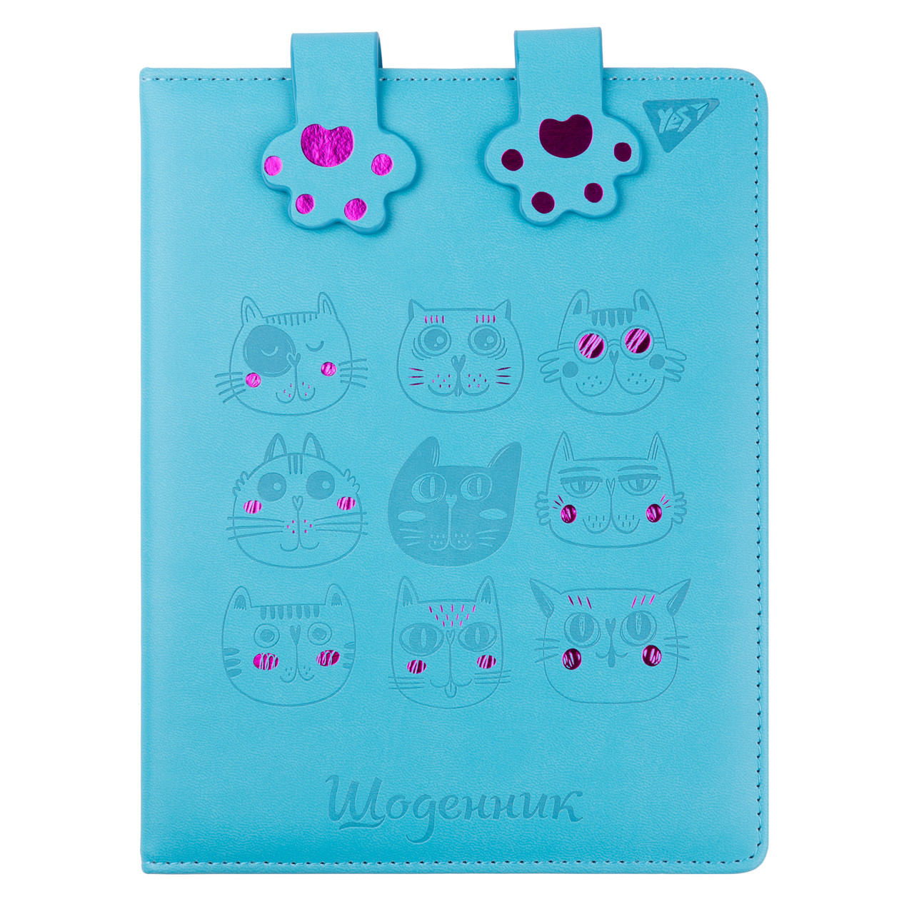 Щоденник шкільний YES PU твердий Cat. Catband