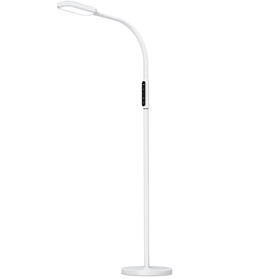 LED торшер на підлогу настільна лампа VIDEX TF07W 14W 3000-5500K Білий, фото 1