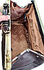 Саквояж сумка повсякденний стильний з натуральної шкіри для міста та поїздок на клямці коричневий, фото 8