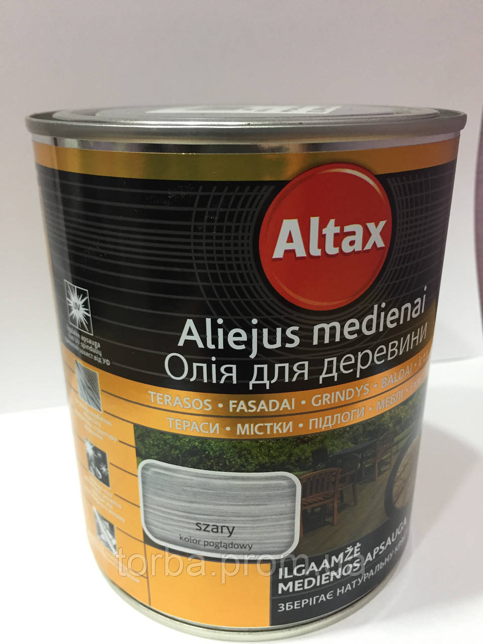 Масло для дерева Altax 0,75л Світло-сірий
