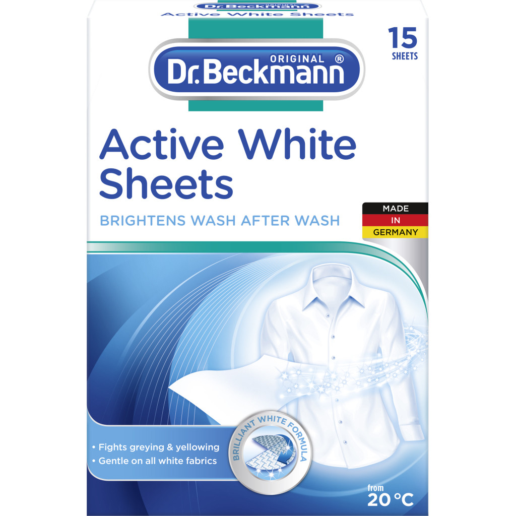 Серветки для оновлення білого кольору Dr. Beckmann 15 шт