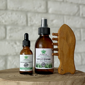 Набір для росту волосся з гідролатом кропиви