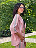 Жіночий костюм із трикотажу Poliit 7127 рожевий 36, фото 3