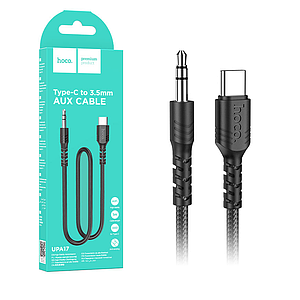 Кабель AUX Hoсo UPA17 (3.5 to Type-C)