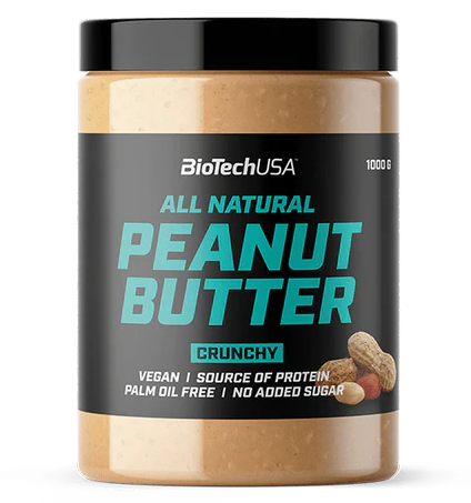 Арахісова паста Peanut Butter Crunchy BioTech 1 кг
