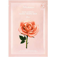 УЦЕНКА! Тканевая маска с экстрактом дамасской розы JMsolution Glow Flower Firming Mask Rose 30млл