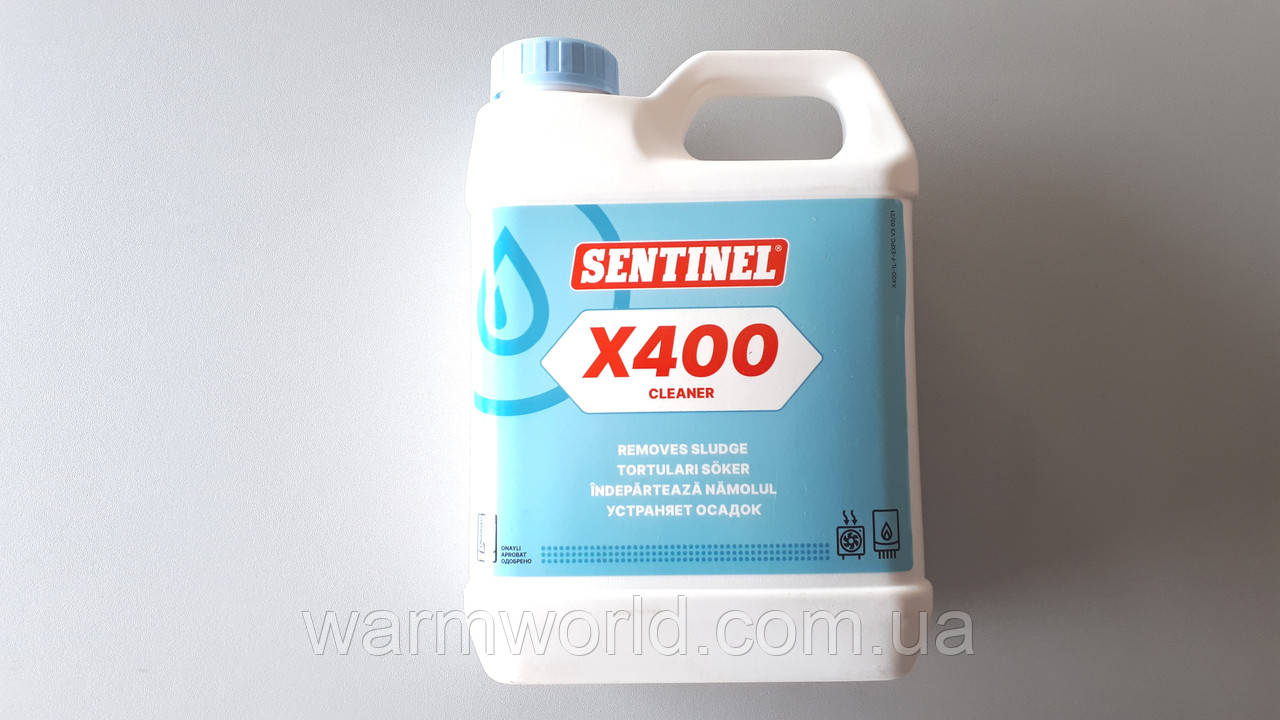 М202100026 Sentinel X400 Cleaner Жидкость для очистки системы отопления - фото 2 - id-p1667481276