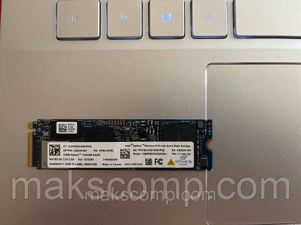 SSD Intel OPTANE H10 32GB 1TB m.2 PCIe NVMe HBRPEKNX0203AH hdd ssd makscomp 1302762444