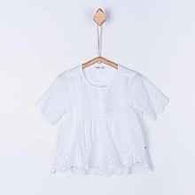Ошатна дитяча блузка для дівчинки TIFFOSI Португалія 10027367 Білий.Топ!