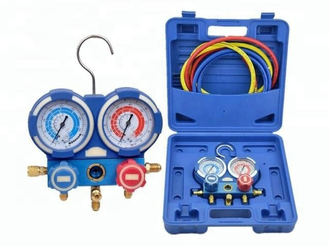 Манометричний колектор HAMTEK +шланги + швидкознімні муфти R22-R404A-R134A-R507-R407C