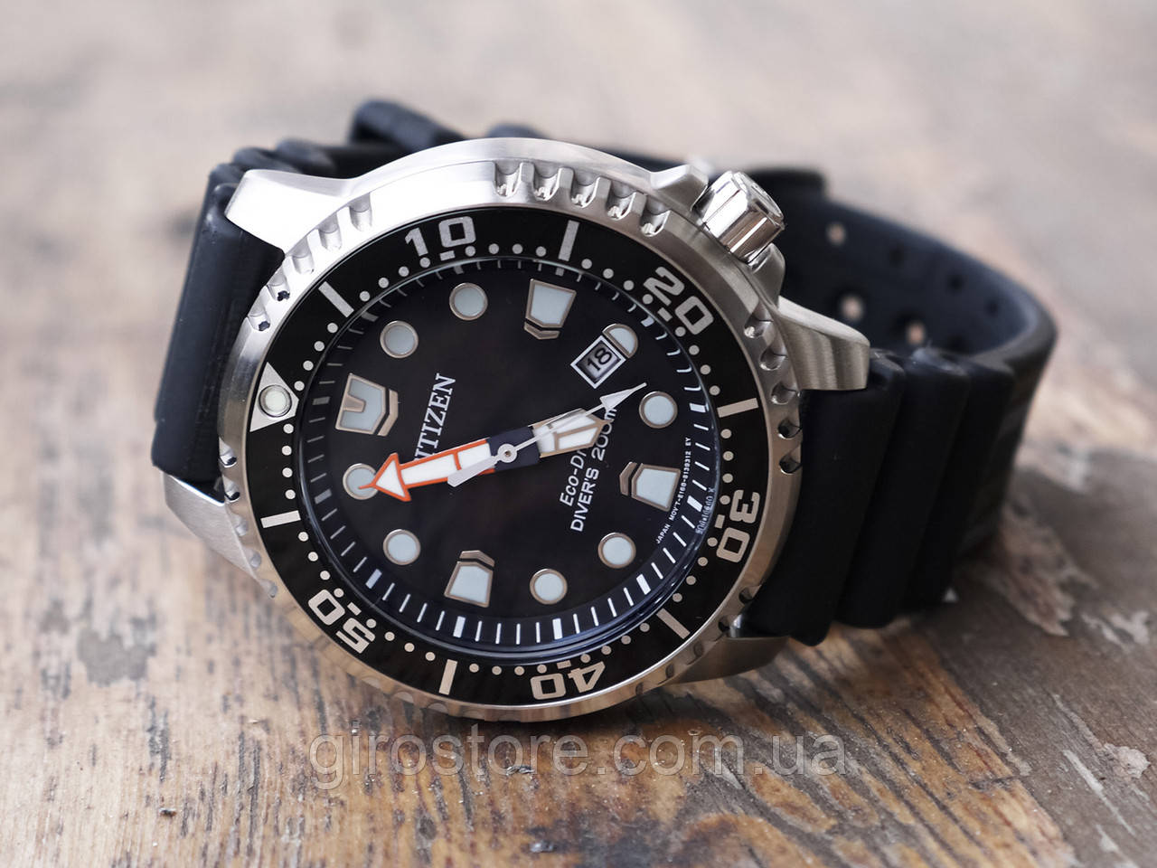 Японський чоловічий 200 м дайверський годинник Citizen Eco-Drive BN0150-28E (BN0150-10E/NY0040-09EE). Сонячна батарея, фото 1