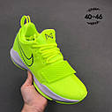 Eur39-46 Кросовки Nike PG 1 Neon Volt Paul George чоловічі баскетбольні, фото 5