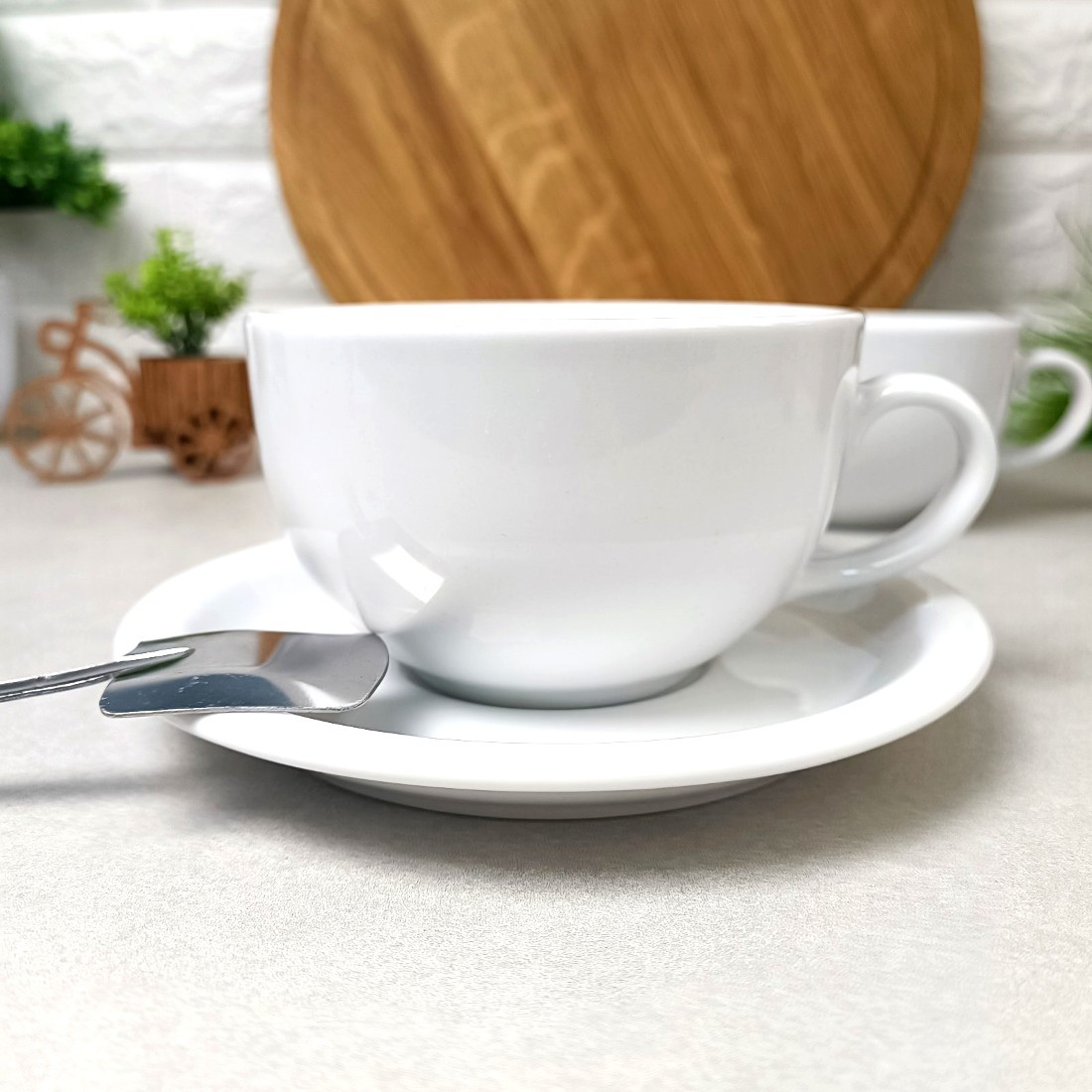 Чайна пара чашка 350мл+блюдце Lubiana Horeca Ameryka (107,113)
