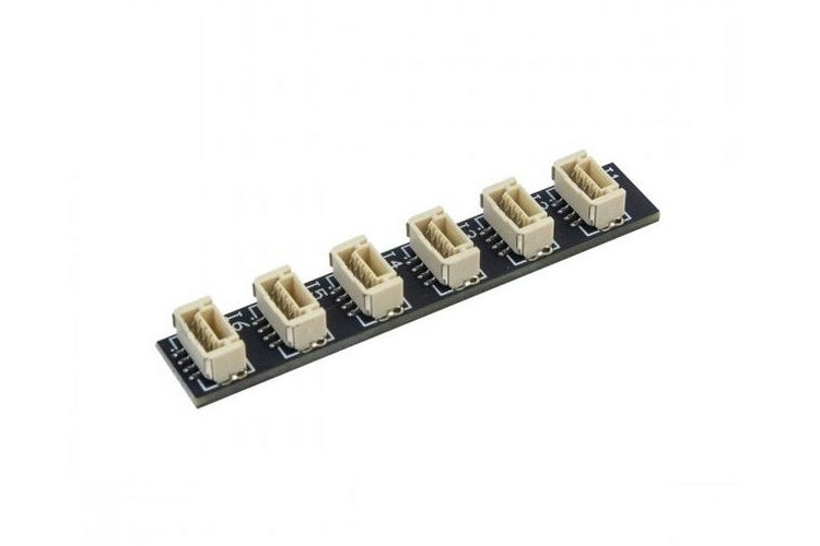 Розгалужувач HEX CAN/I2C шини 6 портів amc
