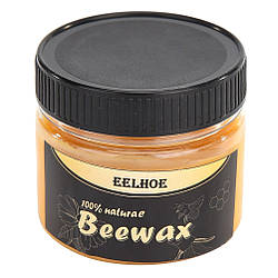 Поліроль воскова для меблів 80 г Beewax / Віск поліроль для захисту та поліролі дерева