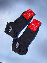 Шкарпетки короткі Multi Brend Adidas сітка чорні 40-45 розмір