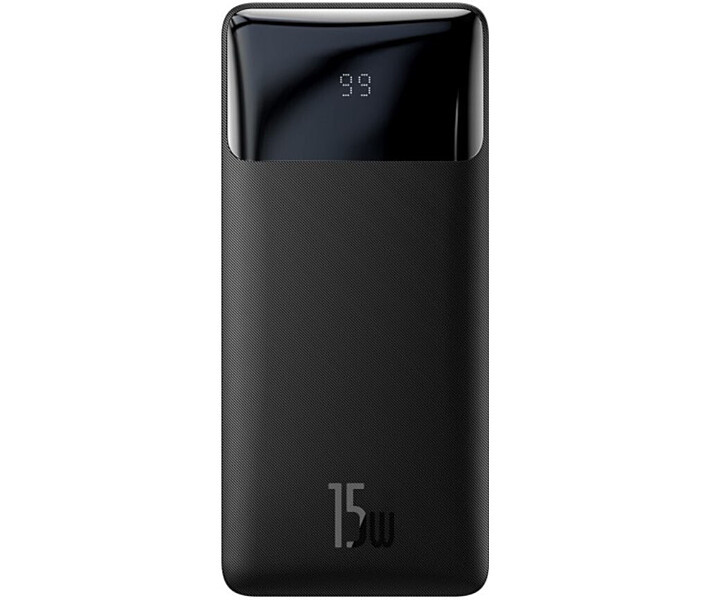 Портативний ЗП Baseus 20000mAh Bipow Display 15W Black, фото 1