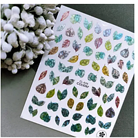 Наклейки для ногтей осенние листочки CL39 Nail Stikers