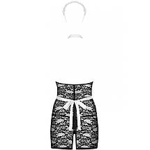 Комплект еротичної білизни OBSESSIVE SERVGIRL костюм покоївки S/M L/XL, фото 4