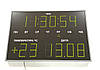 Інформаційне світлодіодне табло (години, дні тижня, календарь, термометр), 750х500мм., фото 3