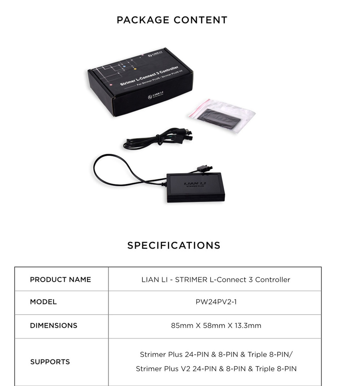 Lian Li Strimer L-Connect 3