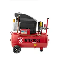 Компресор 24л, 2HP, 1.5квт, 220 В, 8aтм, 206л/хв. INTERTOOL